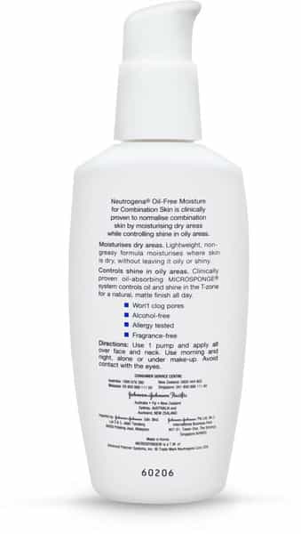 Neutrogena Oil-Free Moisturizer (Combination Skin) - 118Ml
