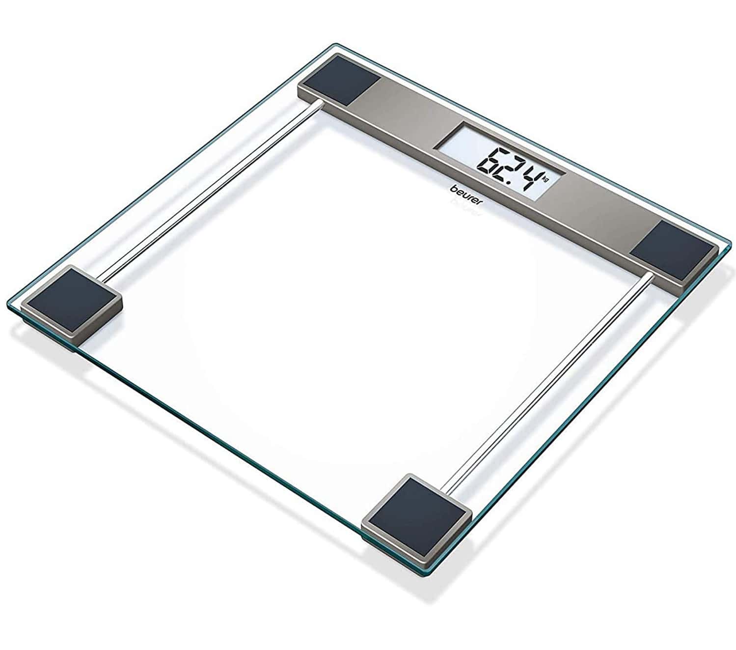 Beurer Gs11 Digital Weighing Glass Scale With Lcd Digital Display