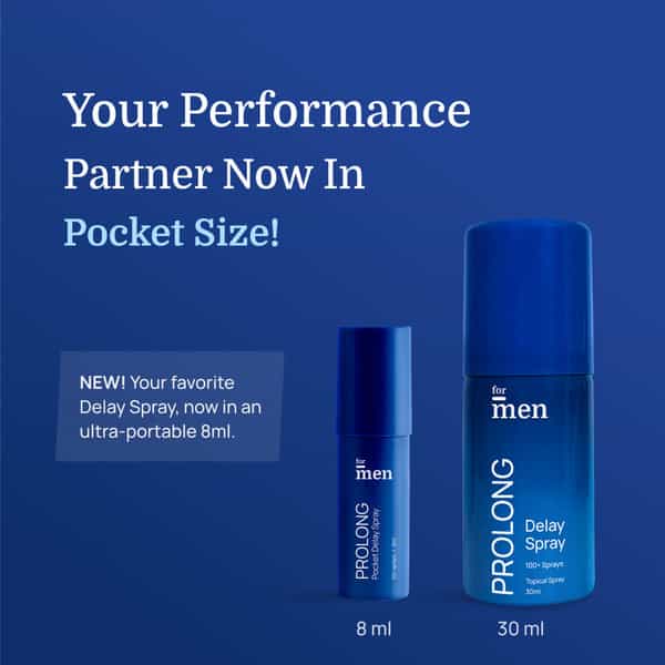 Formen Prolong Pocket Topical Delay Spray For Men - 8Ml