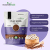 Nourishvitals Flax Roasted Seeds 200G X Pack Of 2 -Rich In Fiber And Calcium Source Of Omega 3