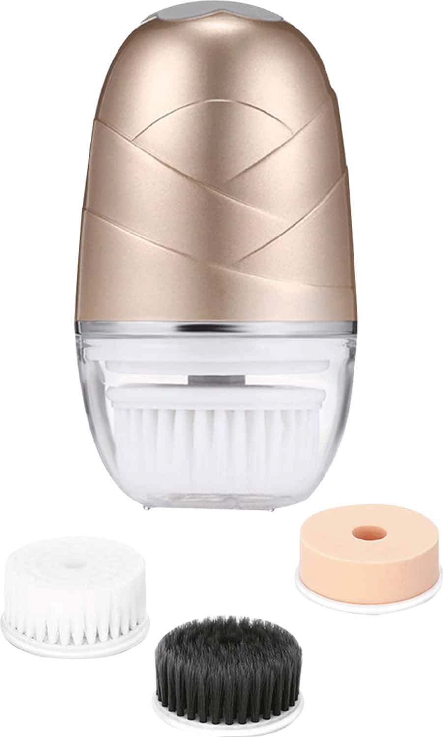 Lifelong Llm720 Rechargeable Face Cleaning Massager (Golden)
