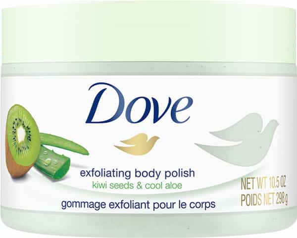 Dove Body Polish Exfoliating Scrub Kiwi Seeds And Aloe Vera Removes Dull & Dry Skin - 298 Gm