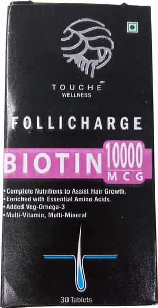 Follicharge Biotin 10000 Mcg 30 Tablets