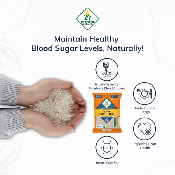24 Mantra Mantra_low Gi Rice 1Kg Pack Of 1