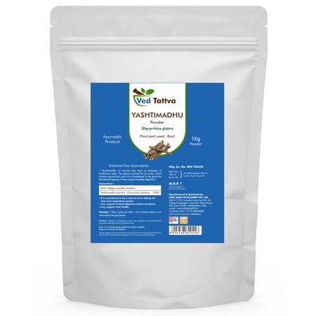 Ved Tattva Yashtimadhu Powder - 1 Kg (Pack Of 4)