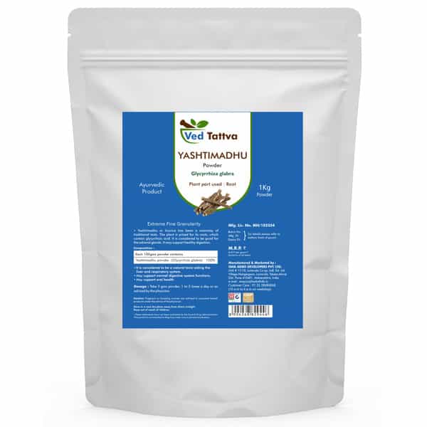 Ved Tattva Yashtimadhu Powder - 1 Kg (Pack Of 4)
