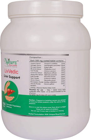 Naturz Ayurveda Livvedic - 900 Tablets (Pack Of 2)