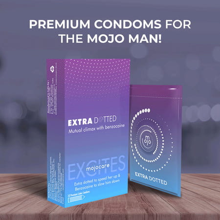 Mojocare Excites - Extra Dotted Condoms