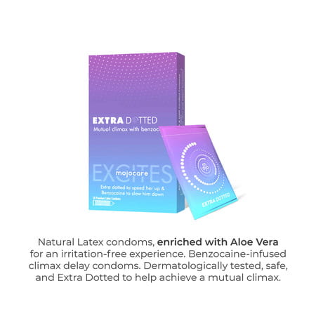 Mojocare Excites - Extra Dotted Condoms