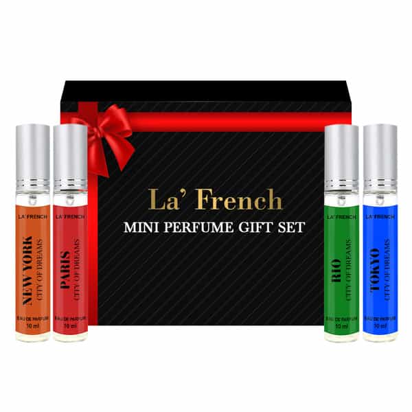 La French City Mini Gift Set Perfumes Men & Women 4 X 10Ml