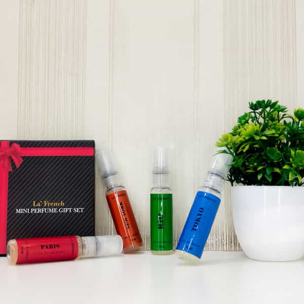 La French City Mini Gift Set Perfumes Men & Women 4 X 10Ml