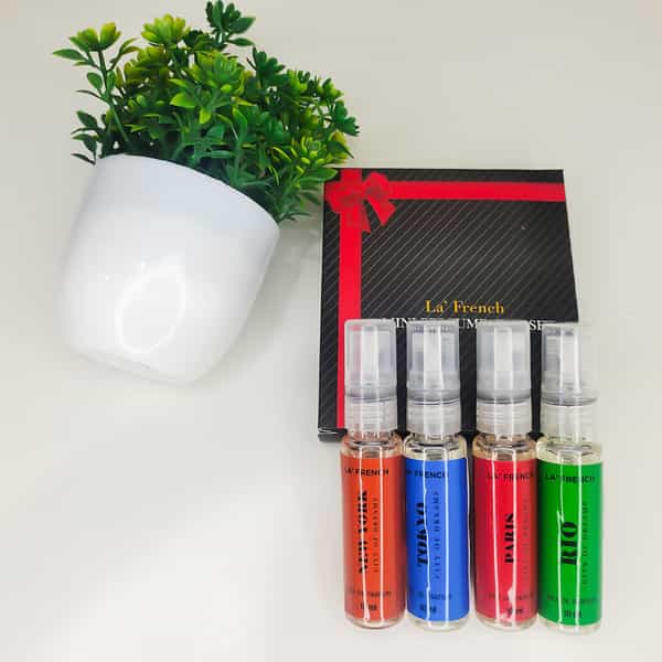 La French City Mini Gift Set Perfumes Men & Women 4 X 10Ml