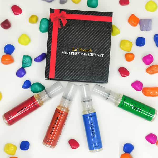 La French City Mini Gift Set Perfumes Men & Women 4 X 10Ml