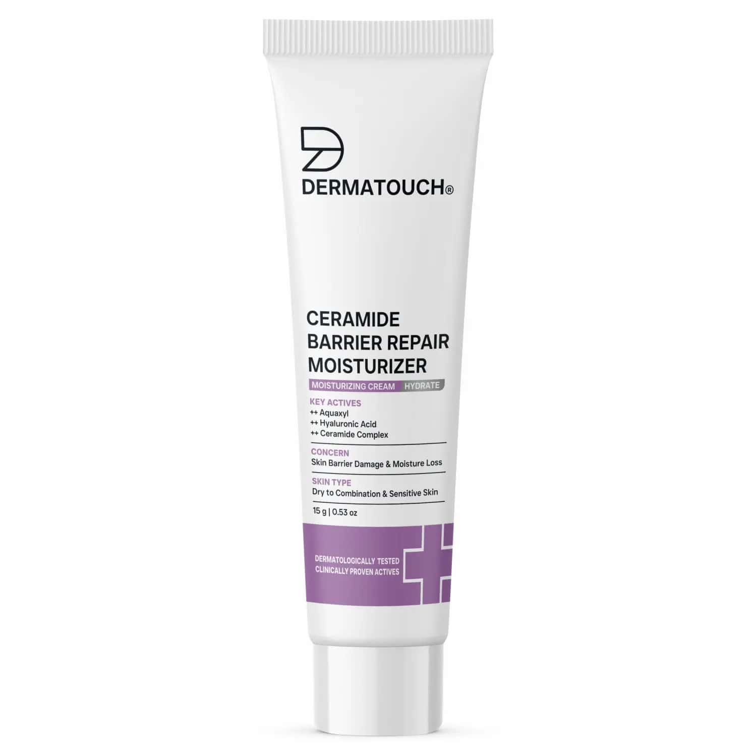 Dermatouch Ceramide Barrier Repair Moisturizer | Deep Hydration & Barrier Support | 15g