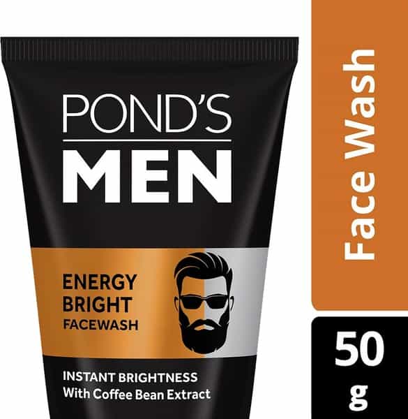 Pond's Men Energy Bright Anti-Dullness Facewash With Coffee Bean-50 G