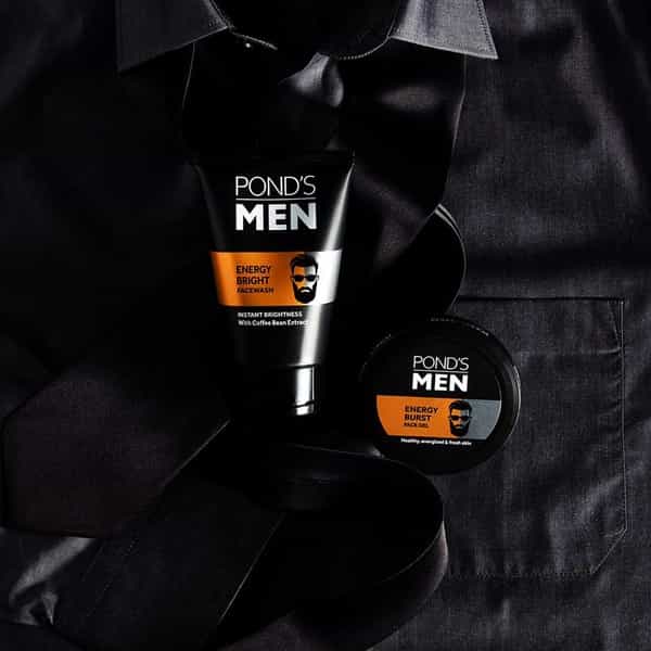 Pond's Men Energy Bright Anti-Dullness Facewash With Coffee Bean-50 G