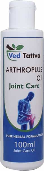 Ved Tattva Arthroplus Joint Care Oil | Joint Support For Advanced Relief - 100Ml Oil (Pack Of 4)