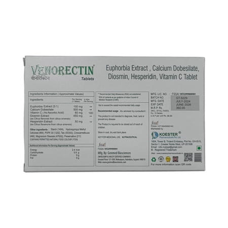 Venorectin Strip Of 10 Tablets