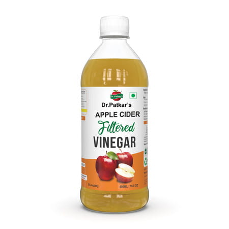 Dr. Patkar'S 100% Natural Apple Cider Vinegar Best For Cooking And Salad Dressing 500ml