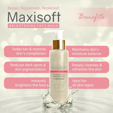 Maxisoft Winter Care Kit (Brightening Face Wash 100 Ml+ Moisturizing Cream 50 Gm)