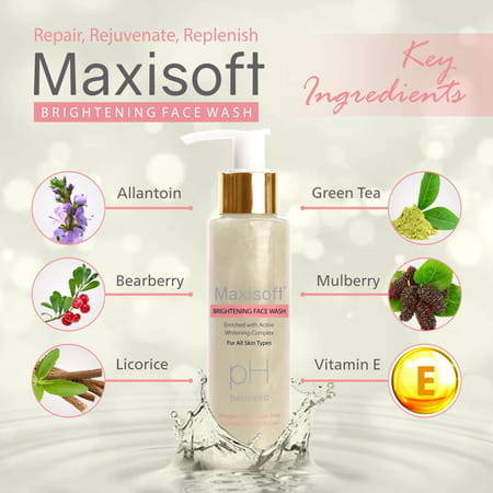 Maxisoft Winter Care Kit (Brightening Face Wash 100 Ml+ Moisturizing Cream 50 Gm)