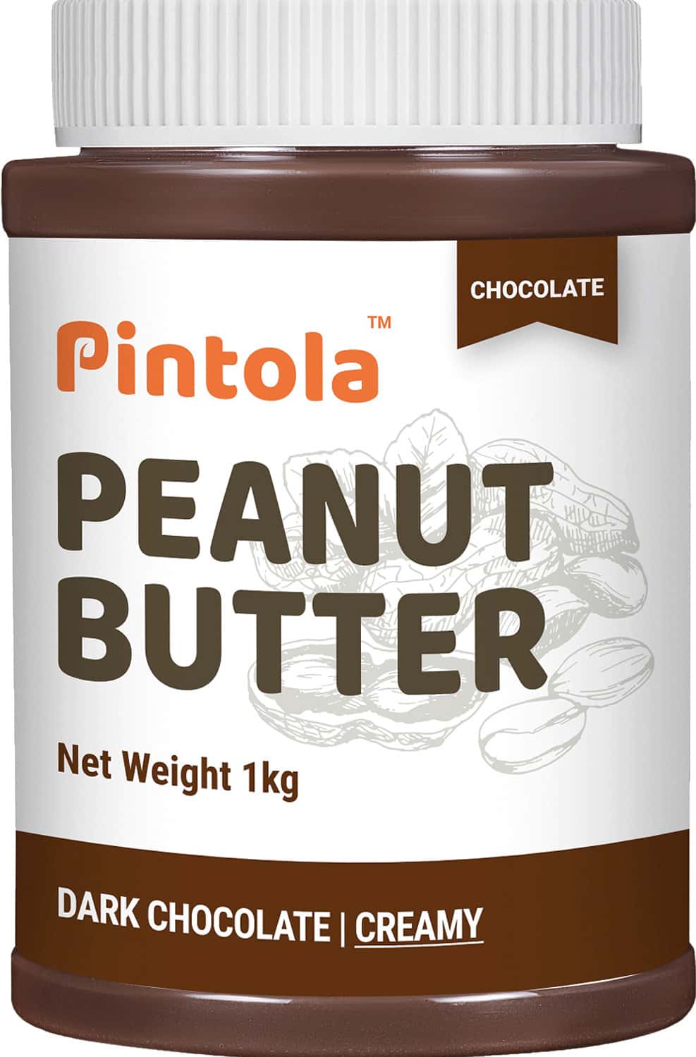 Pintola Choco Spread Creamy Peanut Butter 1kg Jar