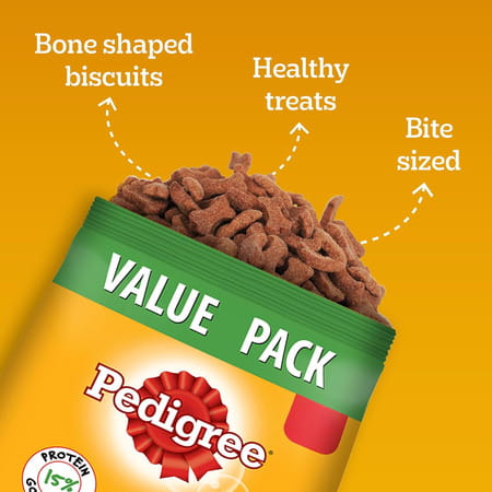 Pedigree Biscrok Biscuits (Above 4 Months) Dog Treats | Lamb Flavour | 900 G
