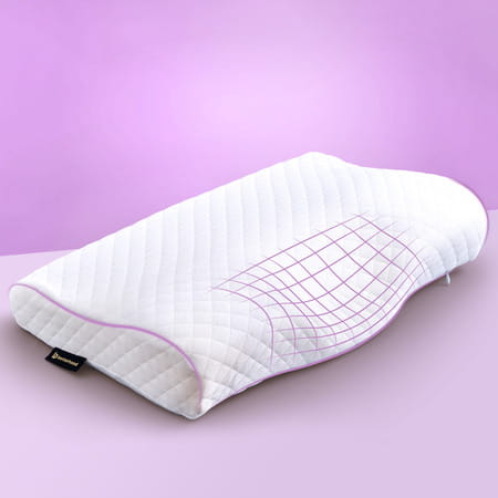 Betterhood White Memory Foam Ergonomic Contour Cervical Sleep Pillow