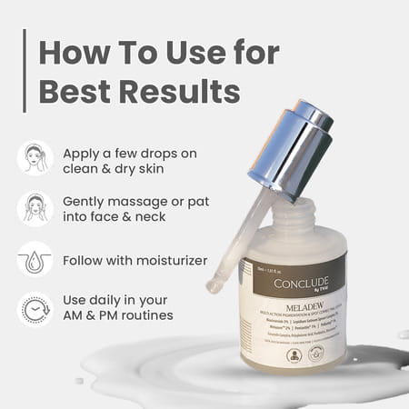 Conclude Meladew Pigmentation & Spot Correcting Serum | Niacinamide & Melazero | 30G