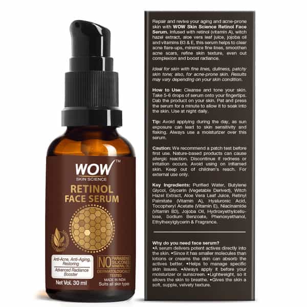 Wow Skin Science Retinol Face Serum - 30 Ml