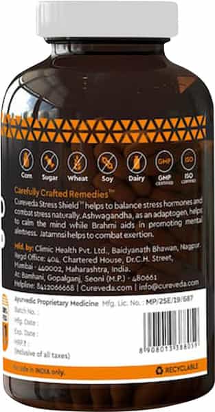 Cureveda Stress Shield General Wellness Tablet 60
