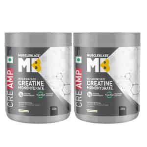 Muscleblaze Micronised Creatine Monohydrate Creamp Powder | Unflavoured (80 Servings | 250g)