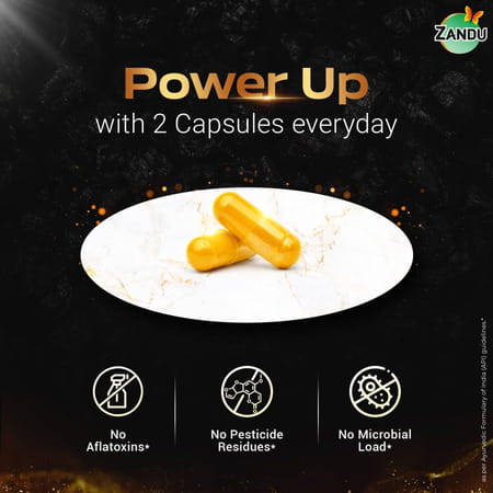 Zandu Ashwagandha Gold Plus | Reduces Stress | Increases Stamina | Enhances Immunity 60 Capsules