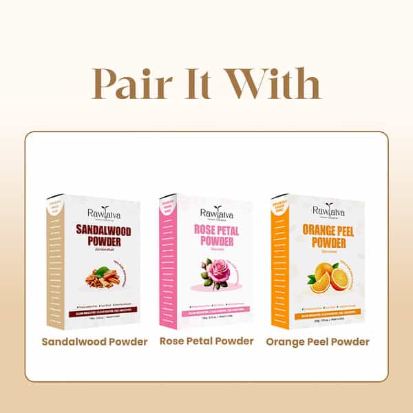 Raw Tatva Multani Mitti Powder For Deep Cleansing Oil Control & Glowing Skin | 200 Gm