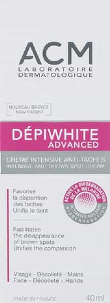 Depiwhite Advanced Skin Brightening And Lightening For Face And Hands Tube Of 40Ml Cream