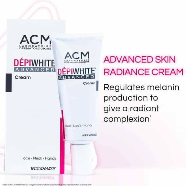 Depiwhite Advanced Skin Brightening And Lightening For Face And Hands Tube Of 40Ml Cream