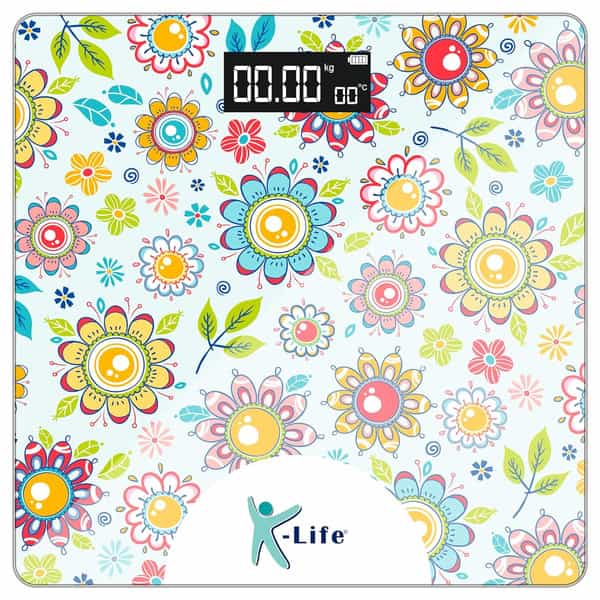 K-Life Ws-108 Digital Body Weight Machine For Home | High Precision Weighing Scale | 180Kg Capacity
