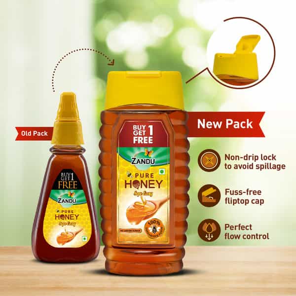 Zandu Pure Honey Squ-Easy - 400 Gm