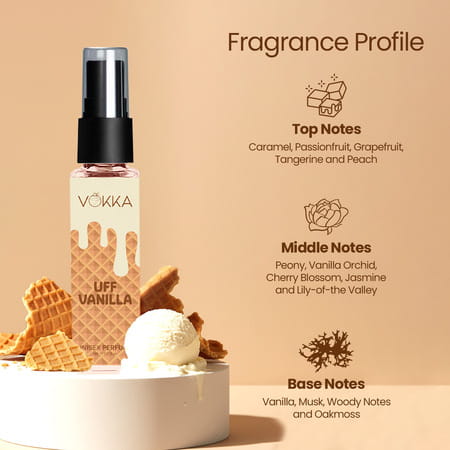 Vokka Uff Vanilla & Womania 8Ml Each Luxury Long Lasting Unisex Perfume | Eau De Parfum