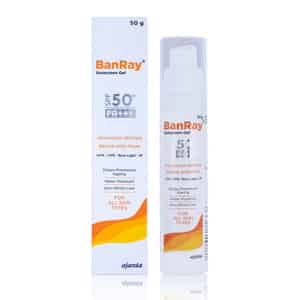 Banray Sunscreen Gel | Spf 50+ | For All Skin Types |50 Gm