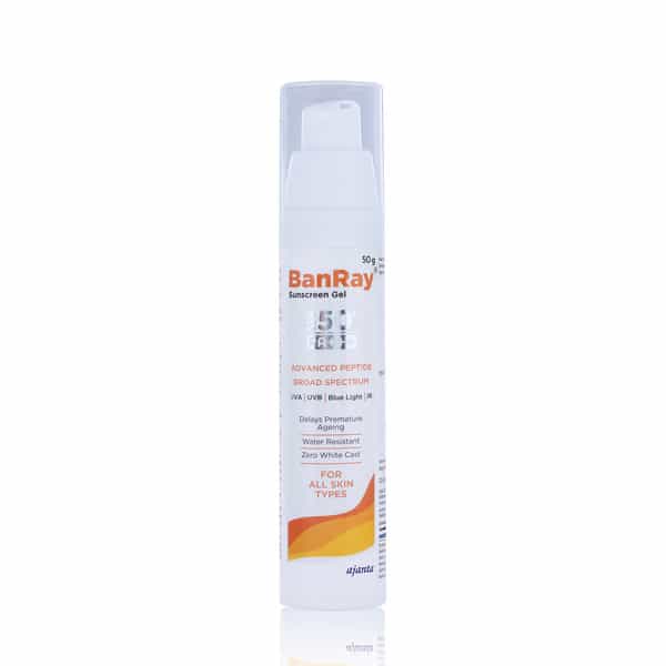 Banray Sunscreen Gel | Spf 50+ | For All Skin Types |50 Gm