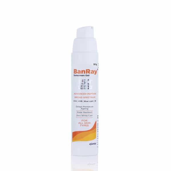 Banray Sunscreen Gel | Spf 50+ | For All Skin Types |50 Gm