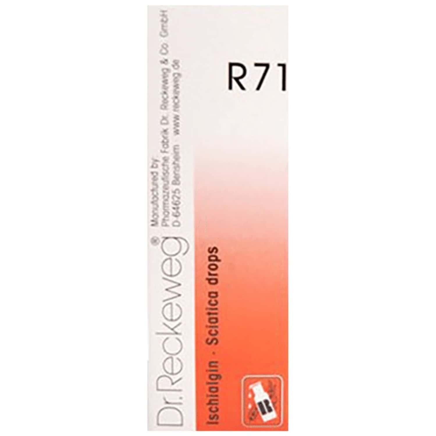Dr. Reckeweg R71 Sciatica Drops | For Pain Relief 22 Ml
