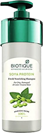 Biotique Bio Soya Protein Fresh Nourshing Shampoo For Dry Damaged And Color Treated Hair 800 Ml