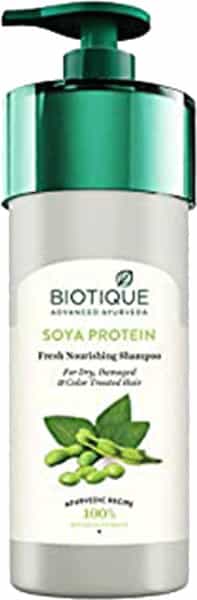 Biotique Bio Soya Protein Fresh Nourshing Shampoo For Dry Damaged And Color Treated Hair 800 Ml