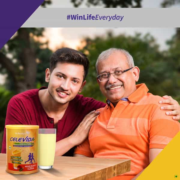 Celevida Nutrition Drink For Diabetes Care & Immunity Support Kesar Elaichi | 400G | Tin