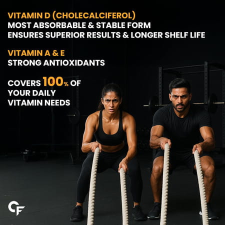 Carbamide Forte 5x Omega 3 Fish Oil With Vitamins A | D | E & Aloe Vera 60 Softgels For Men & Women