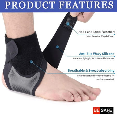 Besafe Forever Ankle Support Neo Compression Protection | M | Pack Of 2