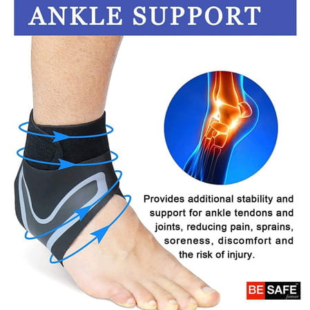 Besafe Forever Ankle Support Neo Compression Protection | M | Pack Of 2