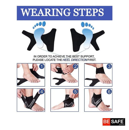 Besafe Forever Ankle Support Neo Compression Protection | M | Pack Of 2